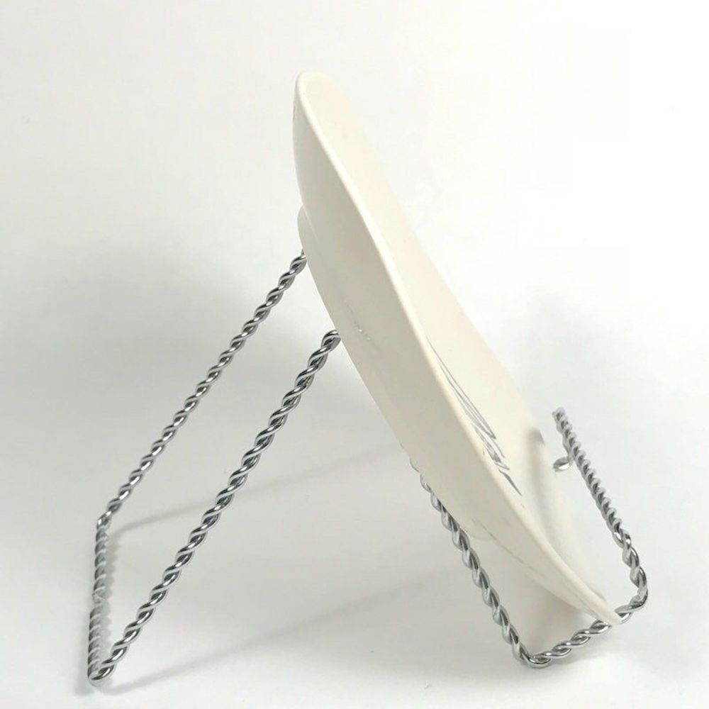 Stavangerflint Danish modern Man with the Mandolin Hand painted Plate, retro MCM - Picture 9 of 9